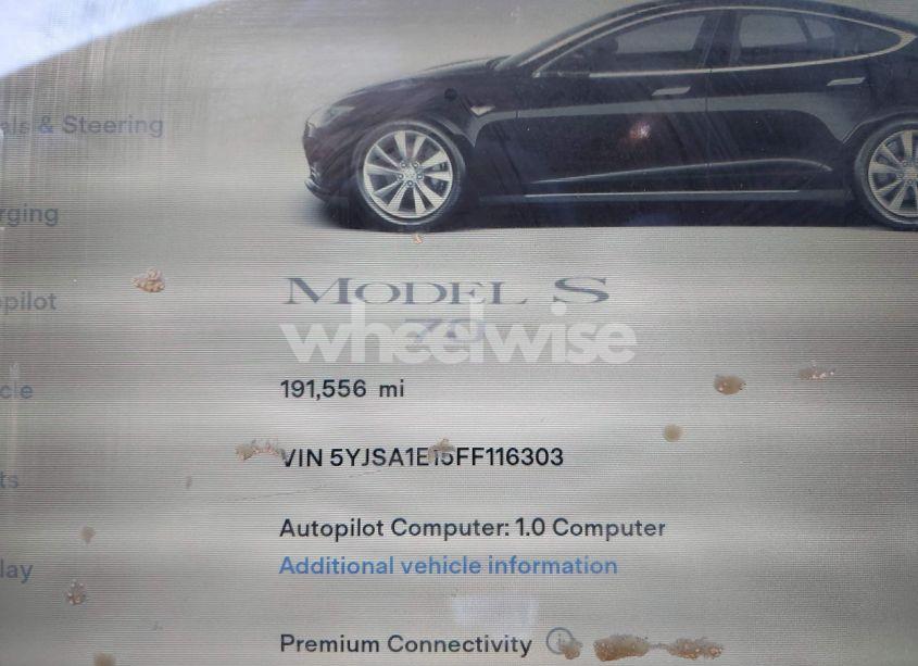 Photo 16 of 2015 Tesla Model S 60/70/85 (VIN 5YJSA1E15FF116303)