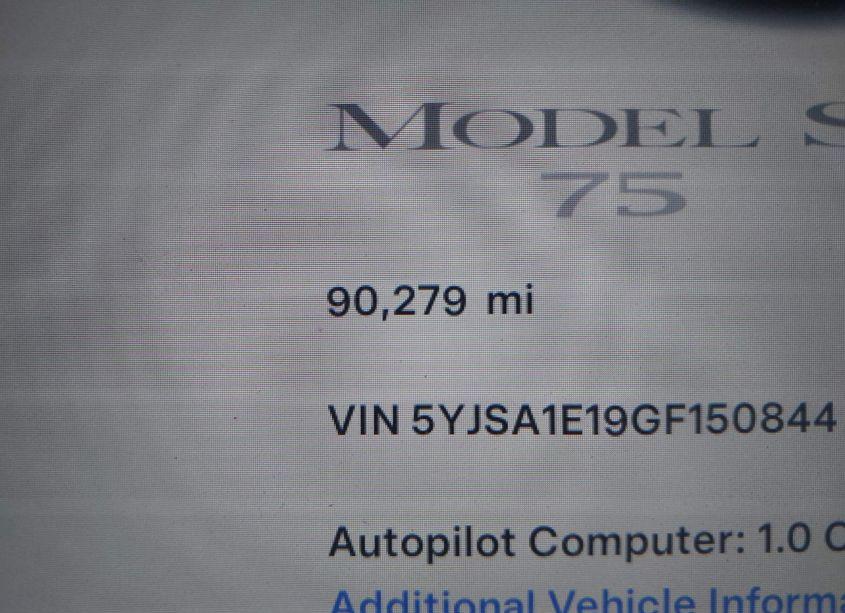 Photo 15 of 2016 Tesla Model S 60/70/75/85 (VIN 5YJSA1E19GF150844)