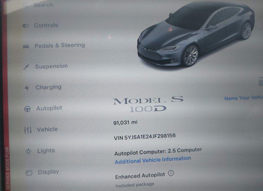 Photo 7 of 2018 Tesla Model S 100D/75D/P100D (VIN 5YJSA1E24JF298156)
