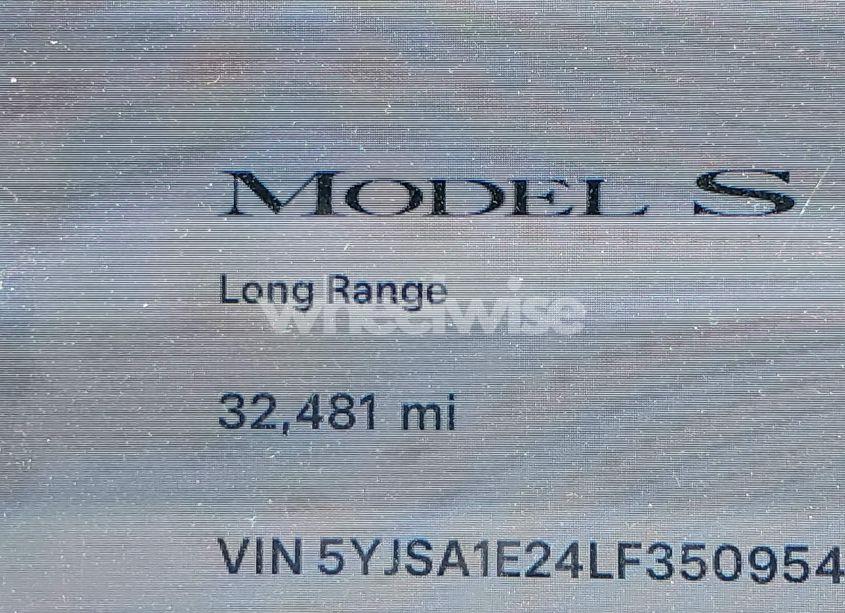 Photo 16 of 2020 Tesla Model S (VIN 5YJSA1E24LF350954)