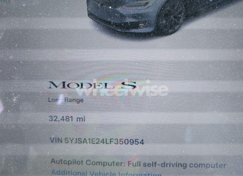 Photo 7 of 2020 Tesla Model S (VIN 5YJSA1E24LF350954)