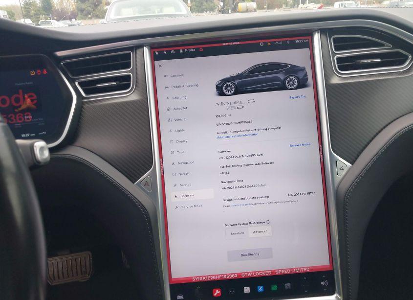 Photo 19 of 2017 Tesla Model S 100D/60D/75D/90D/P100D (VIN 5YJSA1E26HF195363)