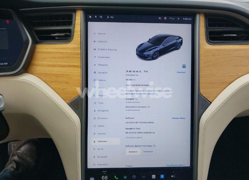 Photo 16 of 2020 Tesla Model S LONG RANGE DUAL MOTOR ALL-WHEEL DRIVE/LONG RANGE PLUS DUAL MOTOR ALL-WHEEL DRIVE (VIN 5YJSA1E28LF414994)