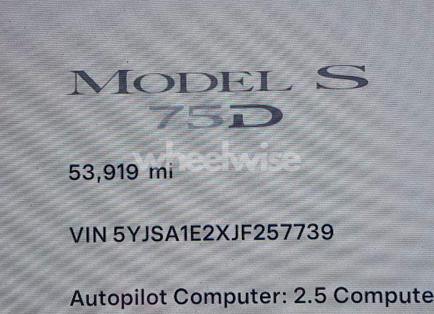 Photo 16 of 2018 Tesla Model S 100D/75D/P100D (VIN 5YJSA1E2XJF257739)