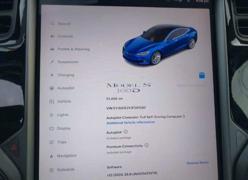 Photo 6 of 2018 Tesla Model S 100D/75D/P100D (VIN 5YJSA1E2XJF291390)