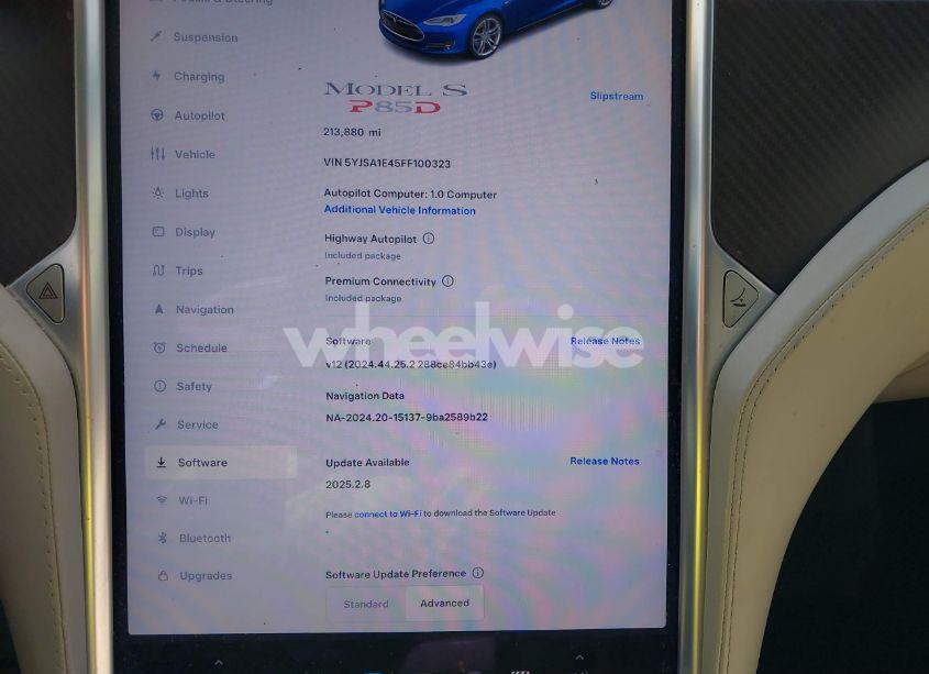 Photo 19 of 2015 Tesla Model S 85D/P85D (VIN 5YJSA1E45FF100323)