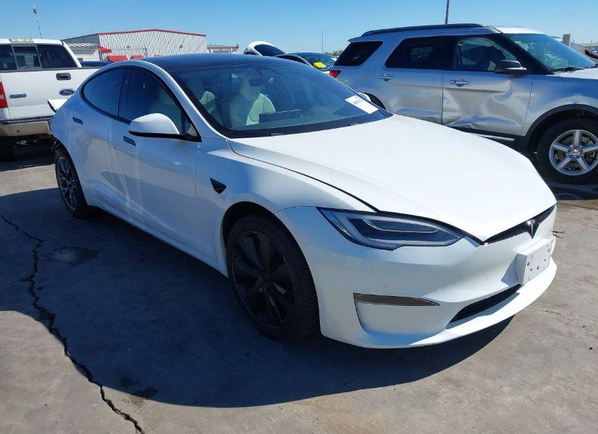 2021 Tesla Model S LONG RANGE DUAL MOTOR ALL-WHEEL DRIVE (VIN 5YJSA1E50MF455521) main photo