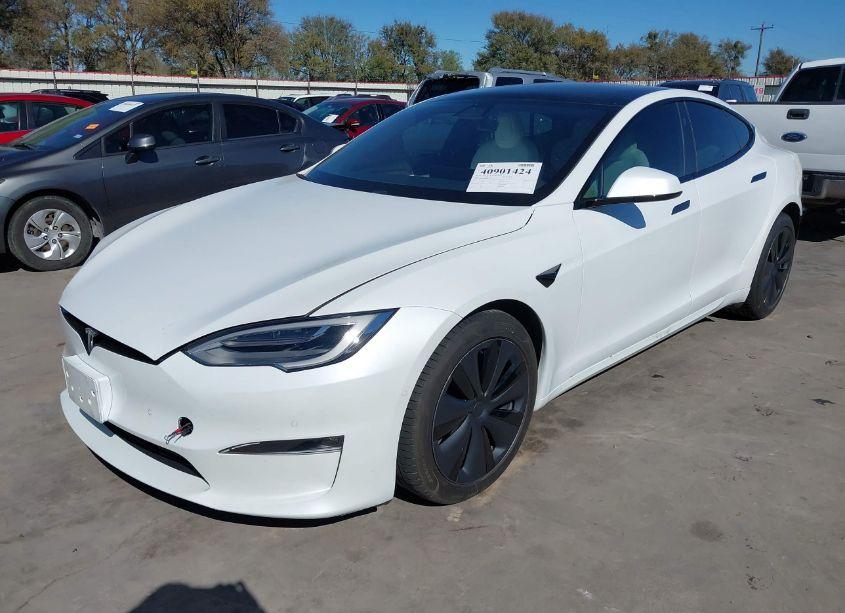 Photo 2 of 2021 Tesla Model S LONG RANGE DUAL MOTOR ALL-WHEEL DRIVE (VIN 5YJSA1E50MF455521)
