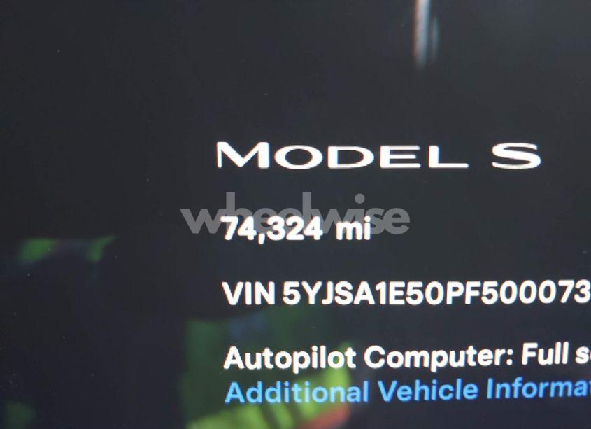 Photo 16 of 2023 Tesla Model S DUAL MOTOR ALL-WHEEL DRIVE/STANDARD RANGE (VIN 5YJSA1E50PF500073)