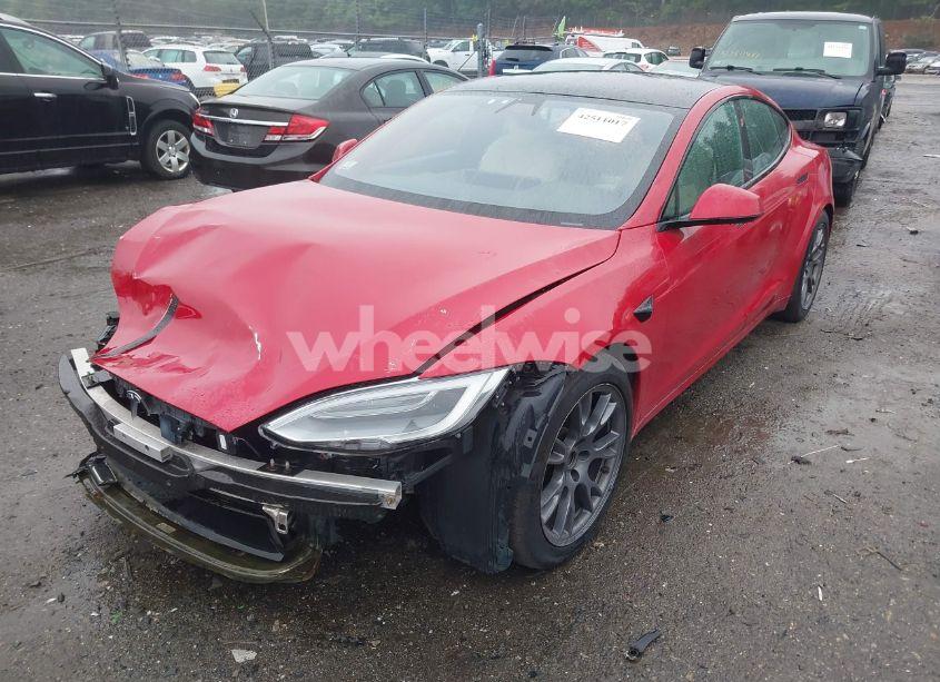 Photo 2 of 2021 Tesla Model S LONG RANGE DUAL MOTOR ALL-WHEEL DRIVE (VIN 5YJSA1E53MF428488)