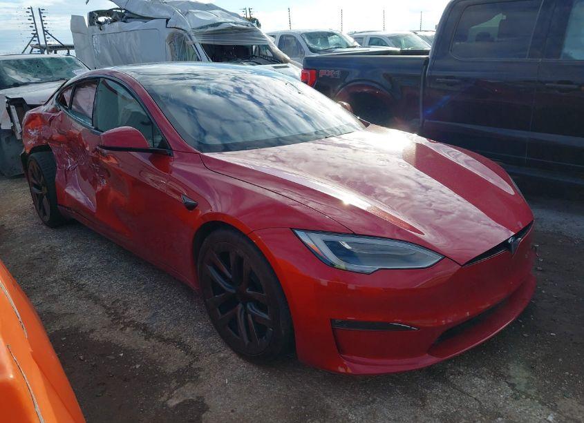 2021 Tesla Model S PLAID TRI MOTOR ALL-WHEEL DRIVE (VIN 5YJSA1E60MF437691) main photo