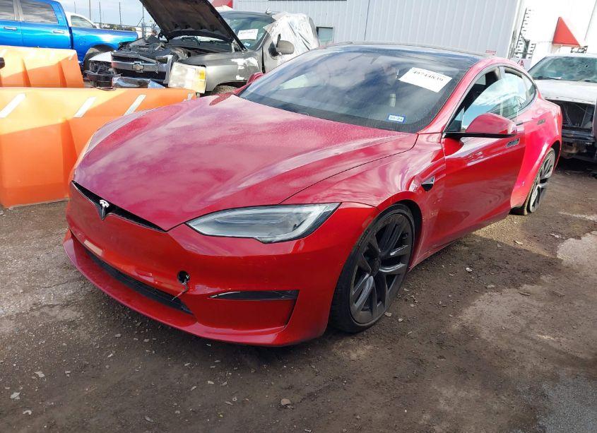 Photo 2 of 2021 Tesla Model S PLAID TRI MOTOR ALL-WHEEL DRIVE (VIN 5YJSA1E60MF437691)