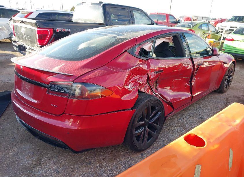 Photo 4 of 2021 Tesla Model S PLAID TRI MOTOR ALL-WHEEL DRIVE (VIN 5YJSA1E60MF437691)