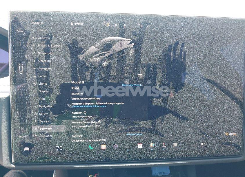 Photo 12 of 2022 Tesla Model S PLAID (VIN 5YJSA1E60NF473219)