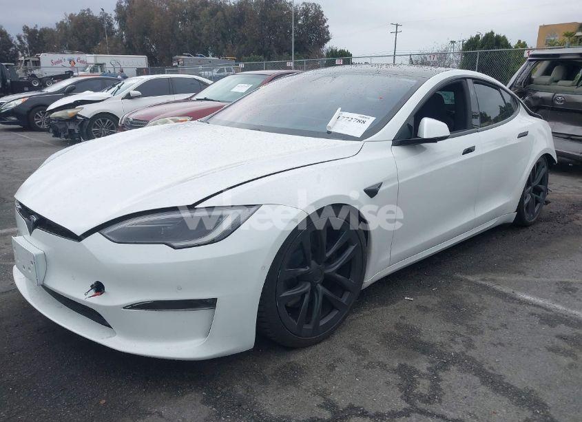 Photo 2 of 2022 Tesla Model S PLAID TRI MOTOR ALL-WHEEL DRIVE (VIN 5YJSA1E65NF488864)