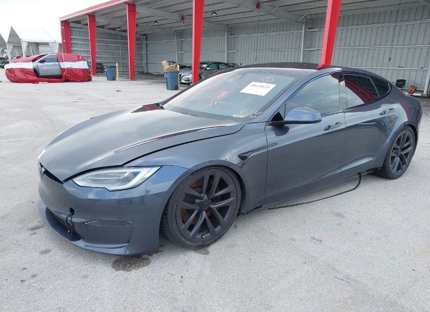 Photo 2 of 2021 Tesla Model S PLAID TRI MOTOR ALL-WHEEL DRIVE (VIN 5YJSA1E66MF431345)