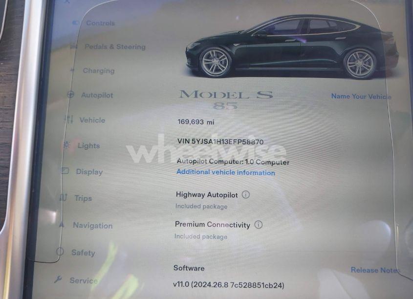 Photo 7 of 2014 Tesla Model S P85 (VIN 5YJSA1H13EFP58870)