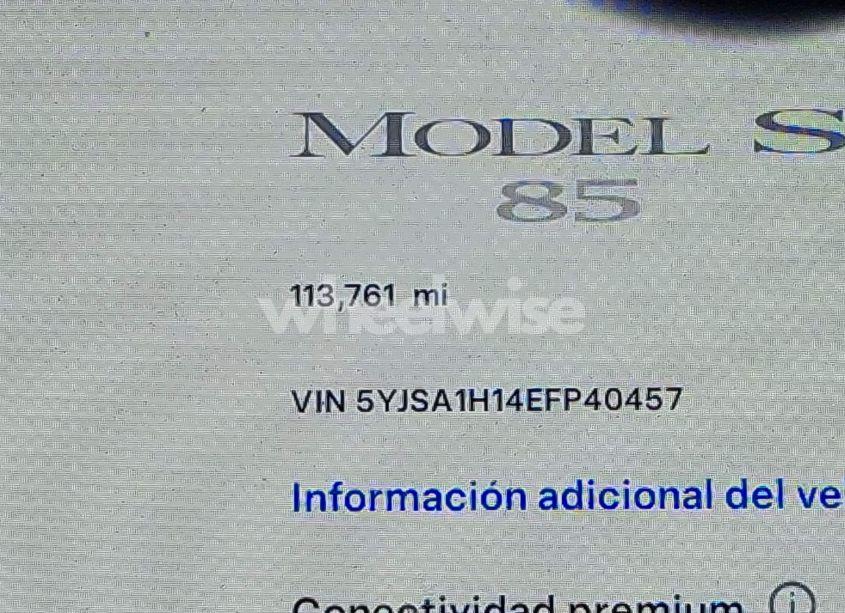 Photo 16 of 2014 Tesla Model S P85 (VIN 5YJSA1H14EFP40457)