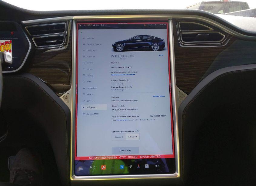 Photo 7 of 2014 Tesla Model S P85 (VIN 5YJSA1H14EFP64550)