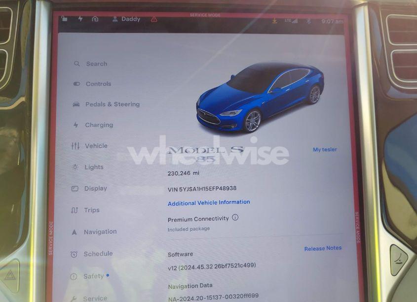 Photo 15 of 2014 Tesla Model S P85 (VIN 5YJSA1H15EFP48938)