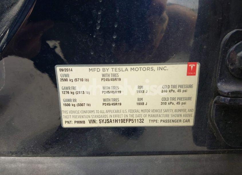 Photo 9 of 2014 Tesla Model S P85 (VIN 5YJSA1H19EFP51132)
