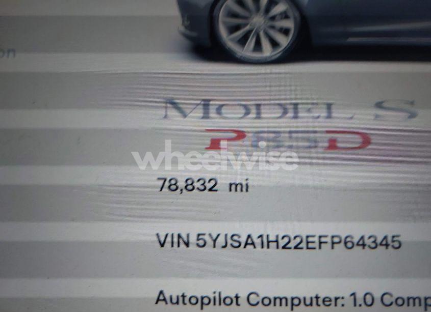 Photo 15 of 2014 Tesla Model S P85D (VIN 5YJSA1H22EFP64345)