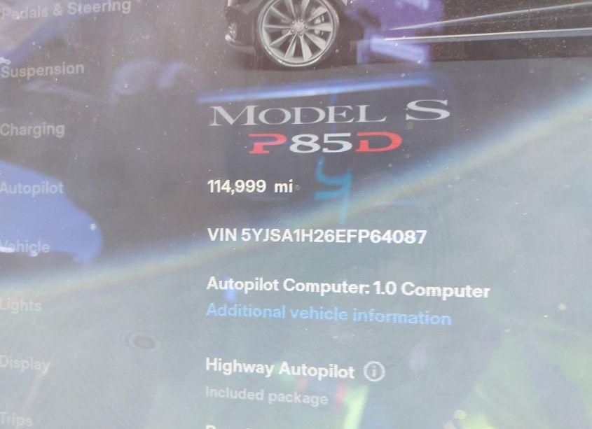 Photo 16 of 2014 Tesla Model S P85D (VIN 5YJSA1H26EFP64087)