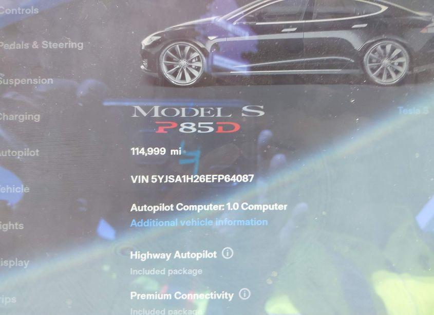 Photo 7 of 2014 Tesla Model S P85D (VIN 5YJSA1H26EFP64087)