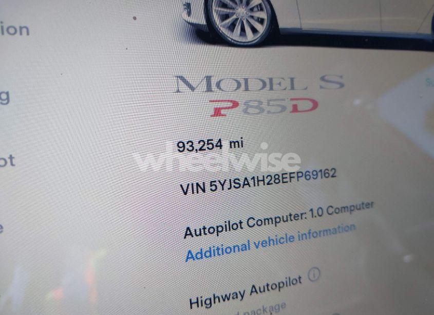Photo 15 of 2014 Tesla Model S P85D (VIN 5YJSA1H28EFP69162)