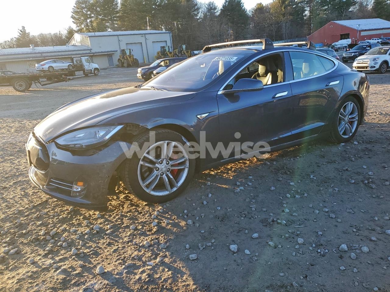 2015 TESLA MODEL S P85D (VIN 5YJSA1H48FF080287) main photo