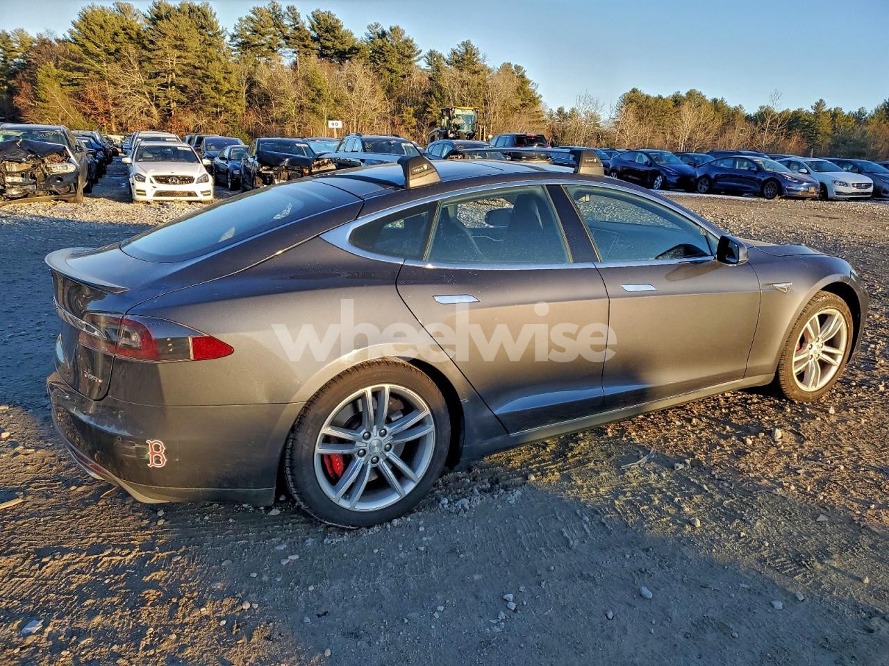 Photo 3 of 2015 TESLA MODEL S P85D (VIN 5YJSA1H48FF080287)