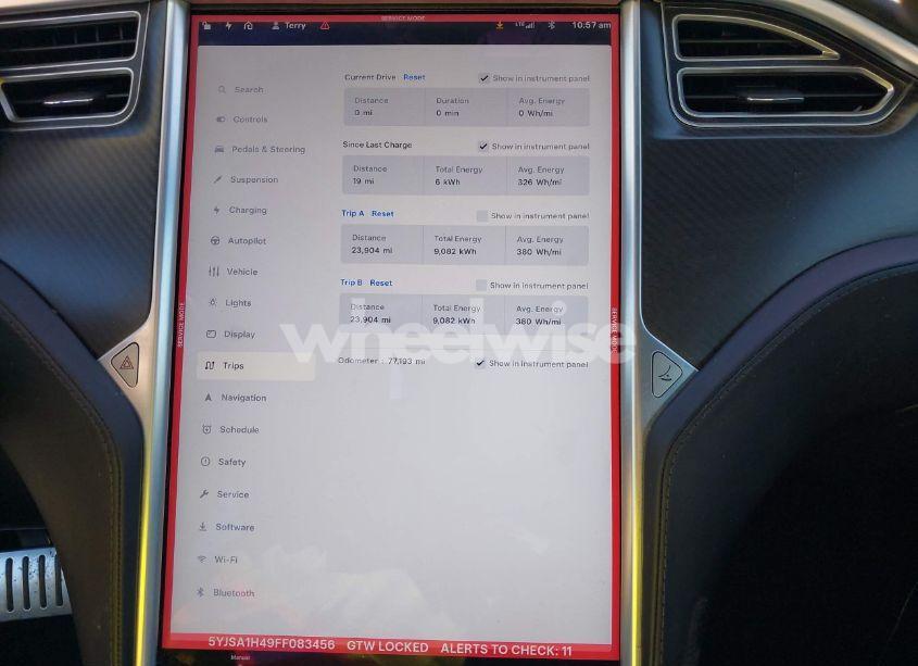 Photo 16 of 2015 Tesla Model S 85D/P85D (VIN 5YJSA1H49FF083456)