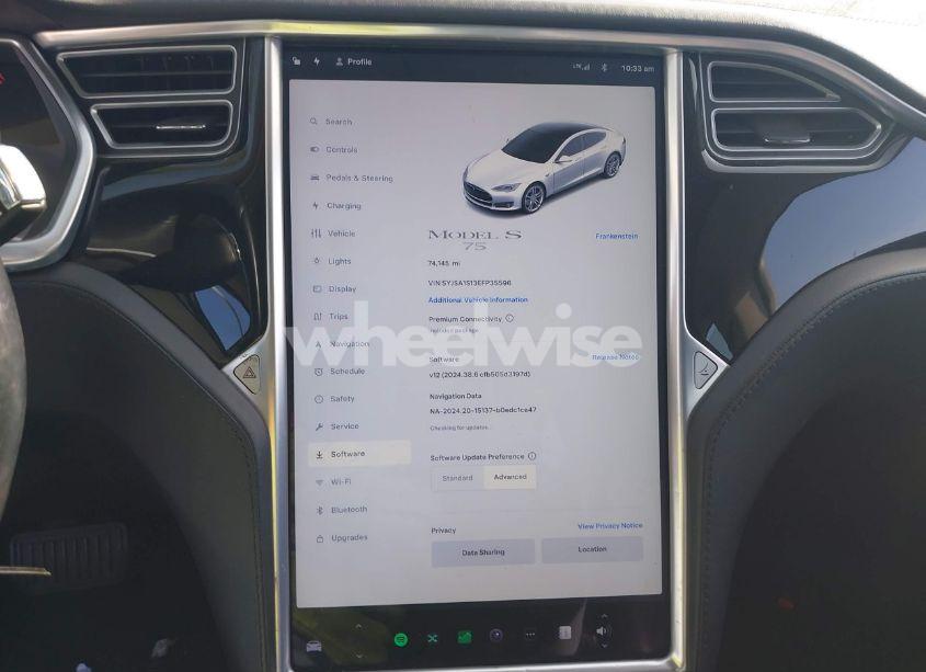 Photo 18 of 2014 Tesla Model S (VIN 5YJSA1S13EFP35596)