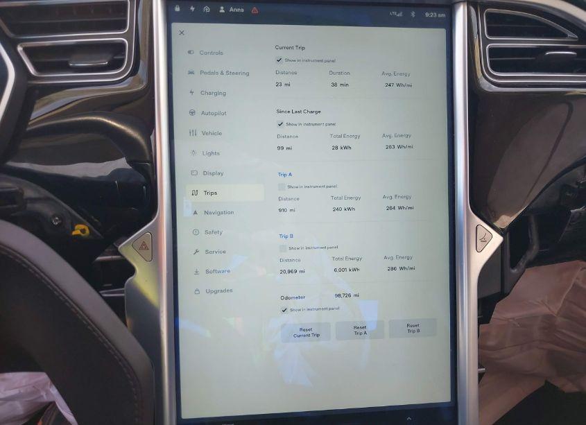 Photo 7 of 2015 Tesla Model S 70D/85D/P85D (VIN 5YJSA1S28FF095010)