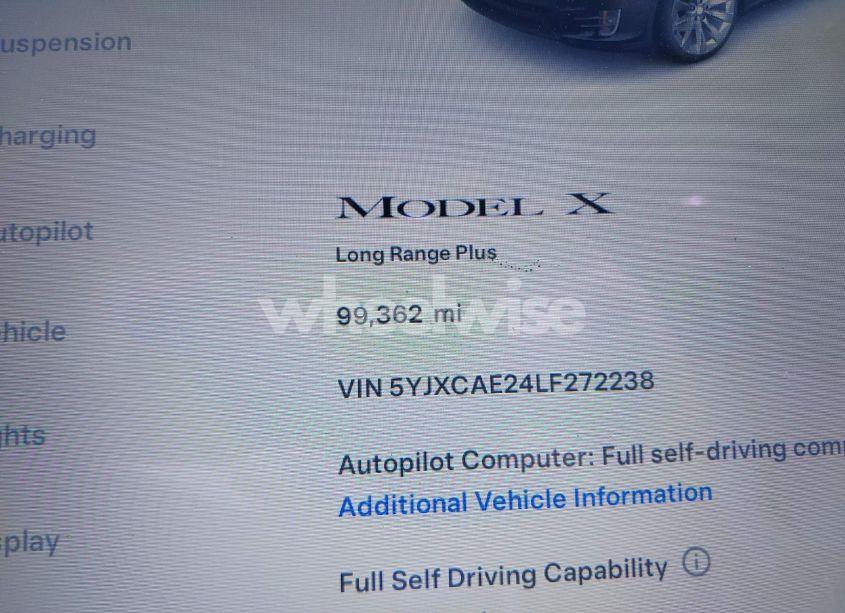 Photo 16 of 2020 Tesla Model X LONG RANGE DUAL MOTOR ALL-WHEEL DRIVE/LONG RANGE PLUS DUAL MOTOR ALL-WHEEL DRIVE (VIN 5YJXCAE24LF272238)