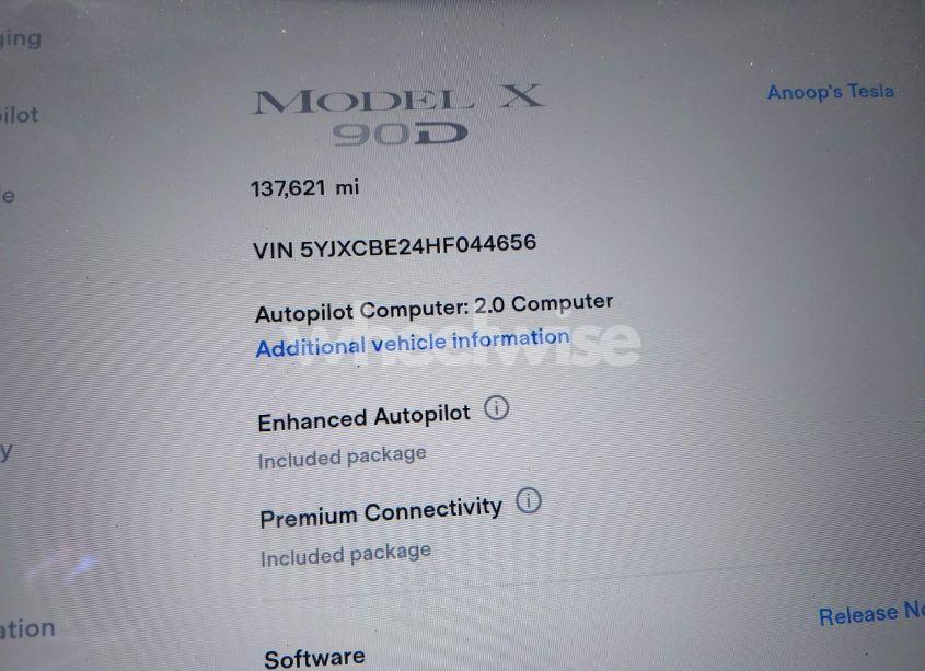 Photo 16 of 2017 Tesla Model X 100D/75D/90D (VIN 5YJXCBE24HF044656)