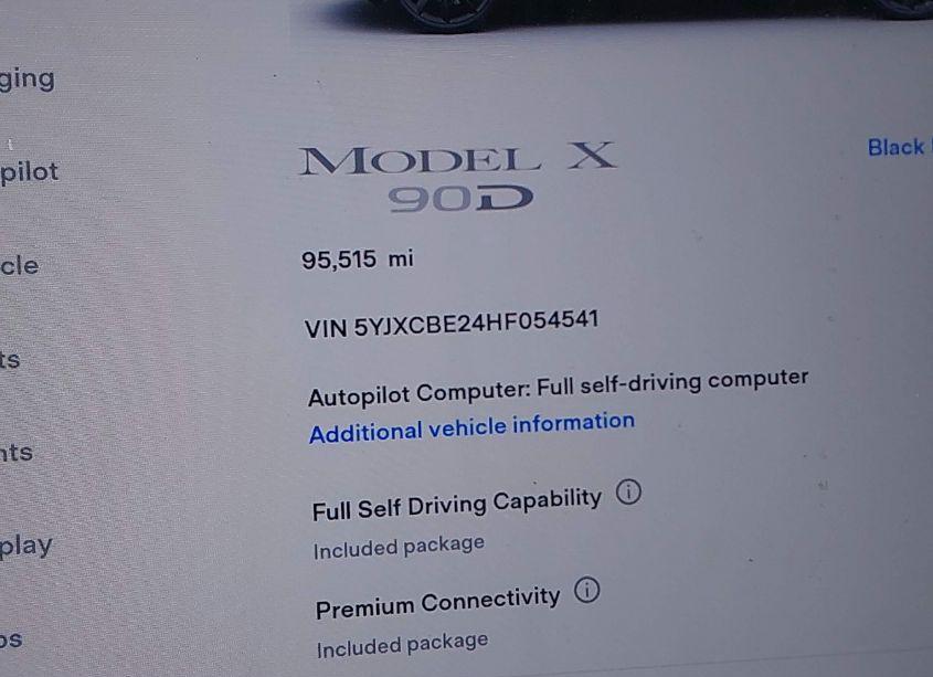 Photo 15 of 2017 Tesla Model X (VIN 5YJXCBE24HF054541)