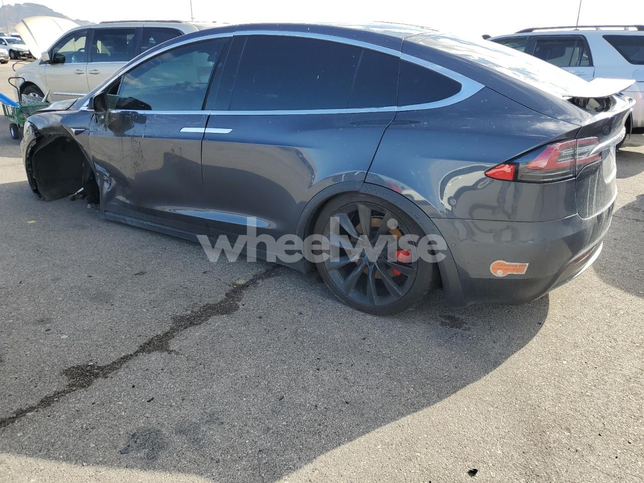 Photo 2 of 2020 TESLA MODEL X N/A (VIN 5YJXCBE45LF301043)
