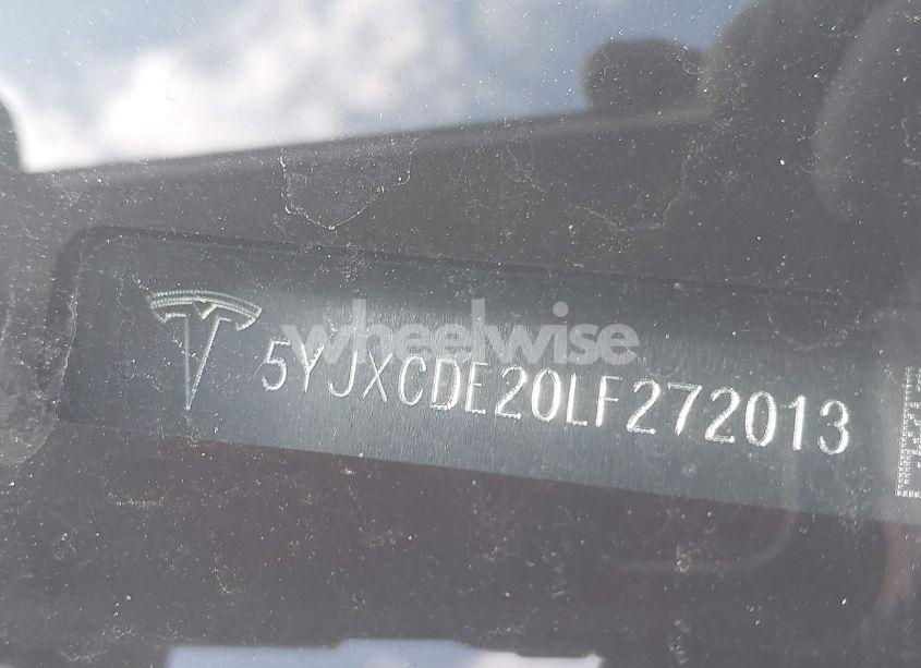 Photo 9 of 2020 Tesla Model X LONG RANGE DUAL MOTOR ALL-WHEEL DRIVE/LONG RANGE PLUS DUAL MOTOR ALL-WHEEL DRIVE (VIN 5YJXCDE20LF272013)