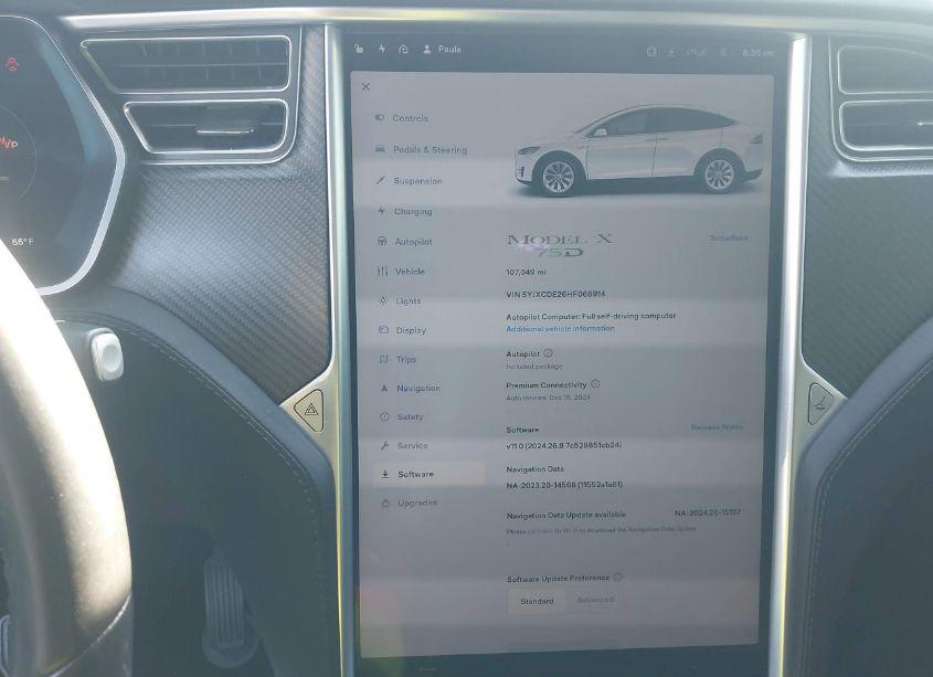 Photo 16 of 2017 Tesla Model X 100D/75D/90D (VIN 5YJXCDE26HF066914)