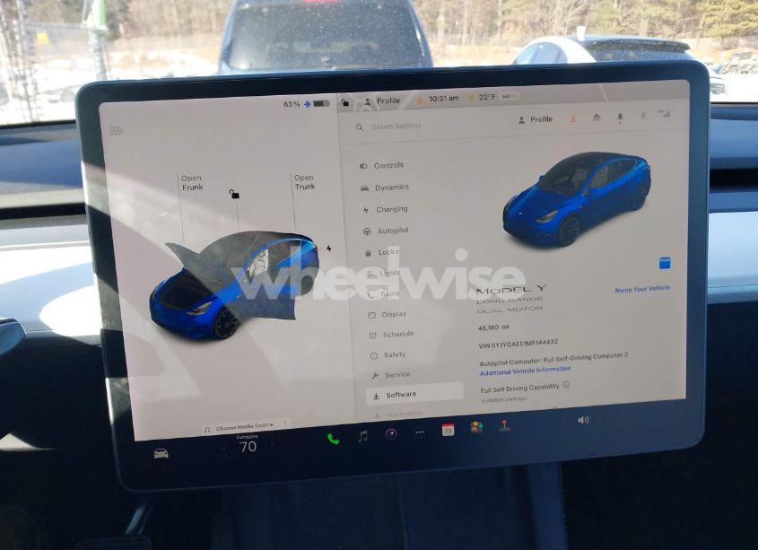 Photo 18 of 2021 Tesla Model Y LONG RANGE DUAL MOTOR ALL-WHEEL DRIVE (VIN 5YJYGAEE1MF144432)