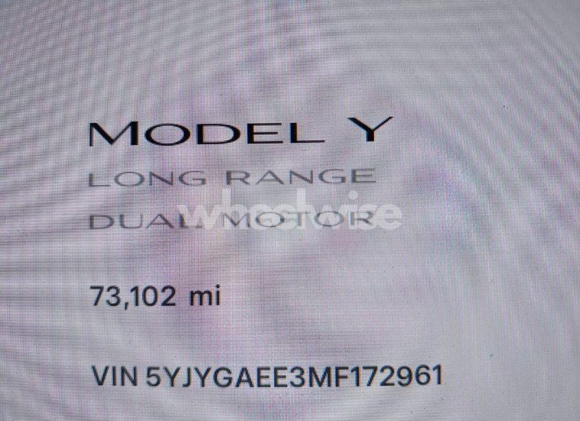 Photo 15 of 2021 Tesla Model Y LONG RANGE DUAL MOTOR ALL-WHEEL DRIVE (VIN 5YJYGAEE3MF172961)