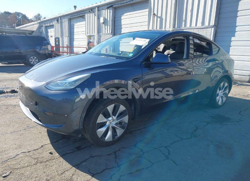 Photo 2 of 2021 Tesla Model Y LONG RANGE DUAL MOTOR ALL-WHEEL DRIVE (VIN 5YJYGAEE6MF180410)