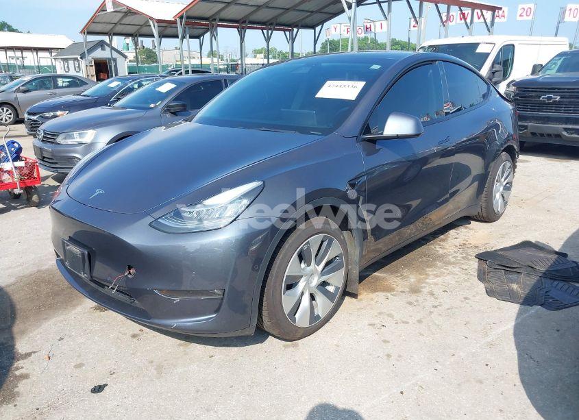 Photo 2 of 2021 Tesla Model Y LONG RANGE DUAL MOTOR ALL-WHEEL DRIVE (VIN 5YJYGAEE7MF146315)