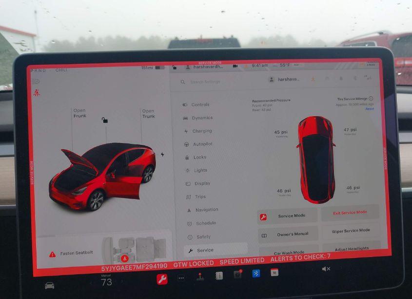 Photo 19 of 2021 Tesla Model Y LONG RANGE DUAL MOTOR ALL-WHEEL DRIVE (VIN 5YJYGAEE7MF294190)