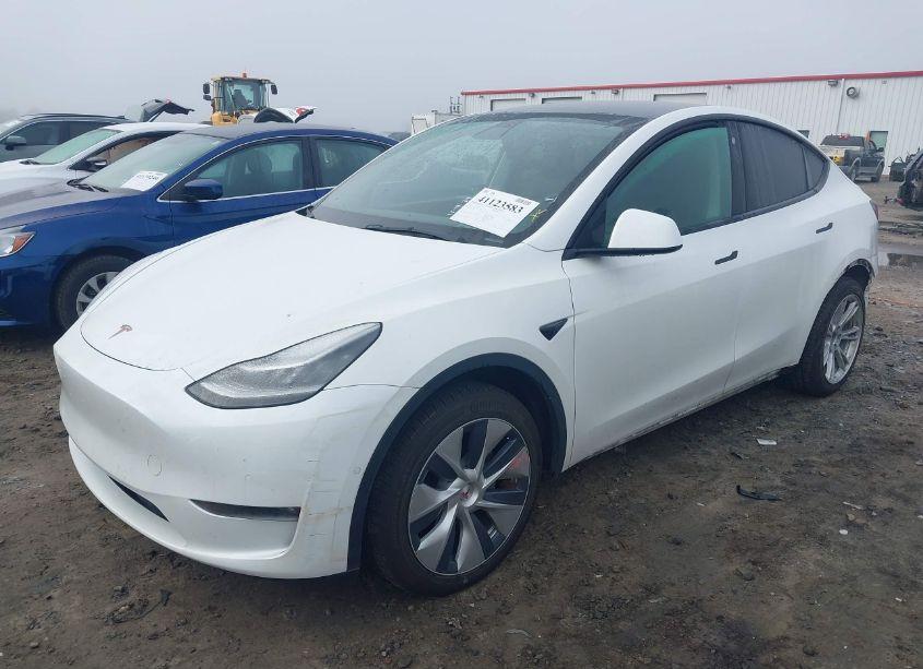 Photo 2 of 2021 Tesla Model Y LONG RANGE DUAL MOTOR ALL-WHEEL DRIVE (VIN 5YJYGAEE7MF294190)