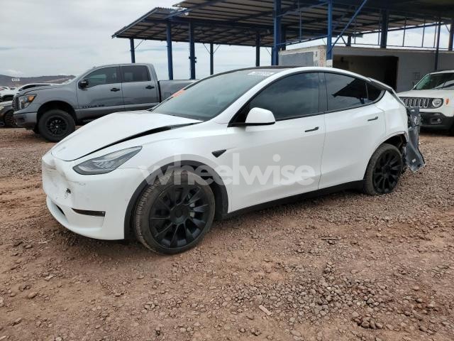 Photo 2 of 2021 TESLA MODEL Y (VIN 5YJYGAEE9MF260882)