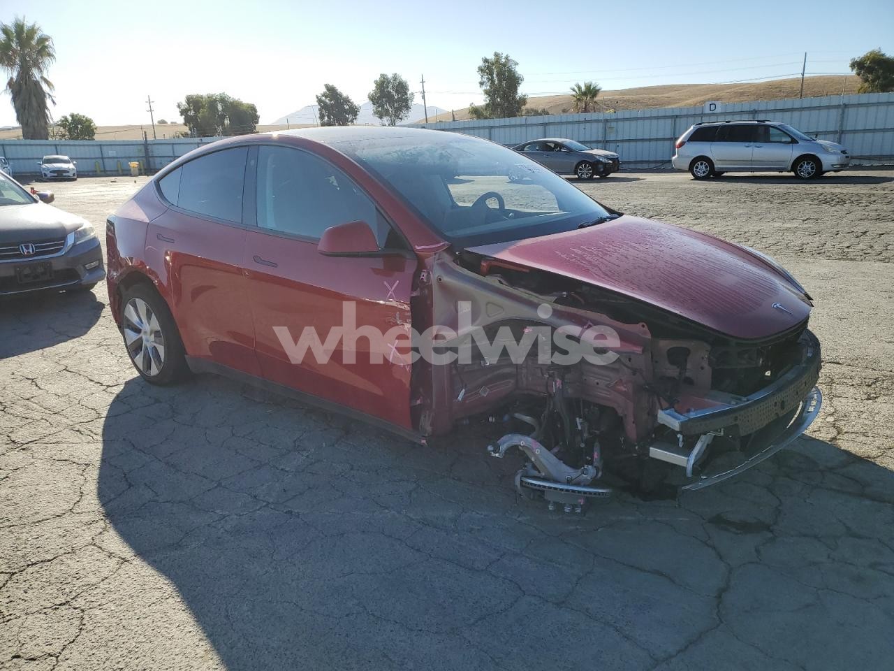 Photo 4 of 2021 TESLA MODEL Y (VIN 5YJYGDEE0MF093846)