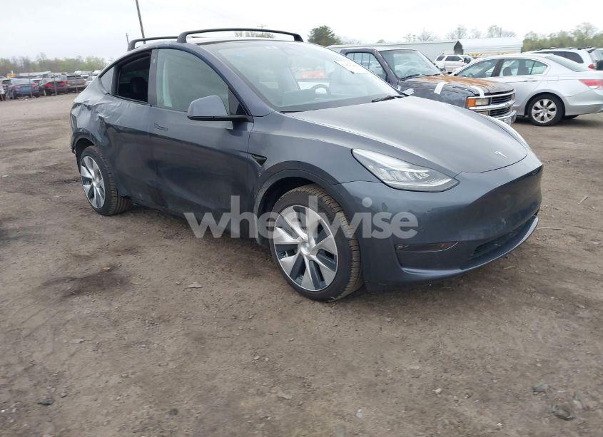 2021 Tesla Model Y LONG RANGE DUAL MOTOR ALL-WHEEL DRIVE (VIN 5YJYGDEE0MF259783) main photo