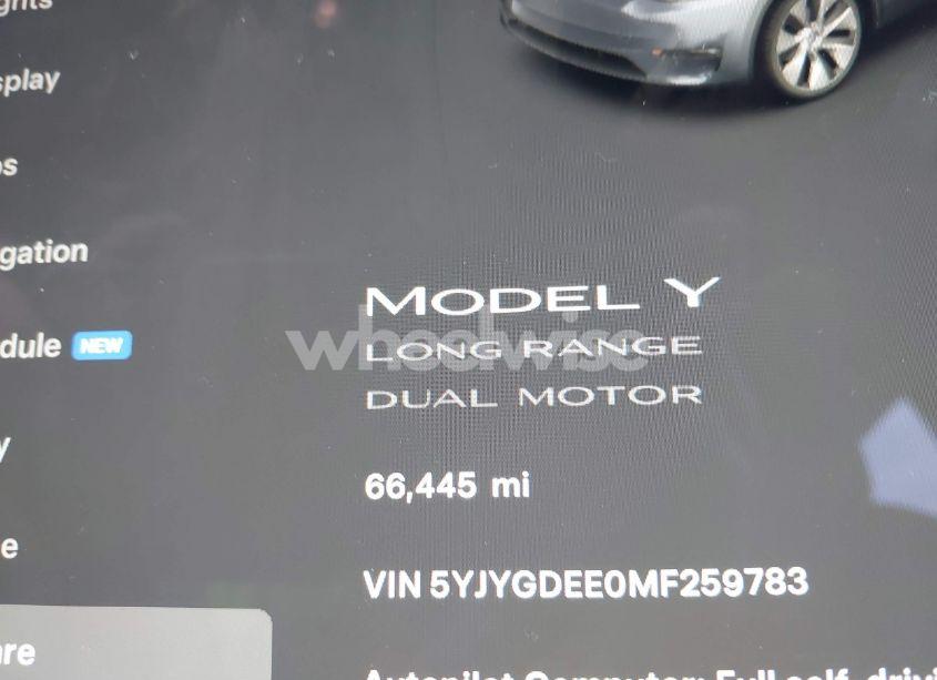 Photo 16 of 2021 Tesla Model Y LONG RANGE DUAL MOTOR ALL-WHEEL DRIVE (VIN 5YJYGDEE0MF259783)